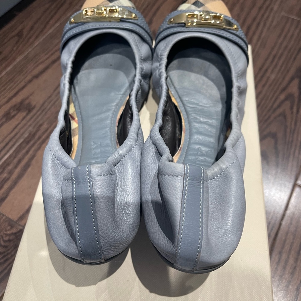 Burberry Haymarket Ballerina Flats - Picture 5 of 10